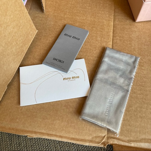 NWT Miu Miu Butterfly Metal Frame Sunglasses 55mm - Picture 12 of 16